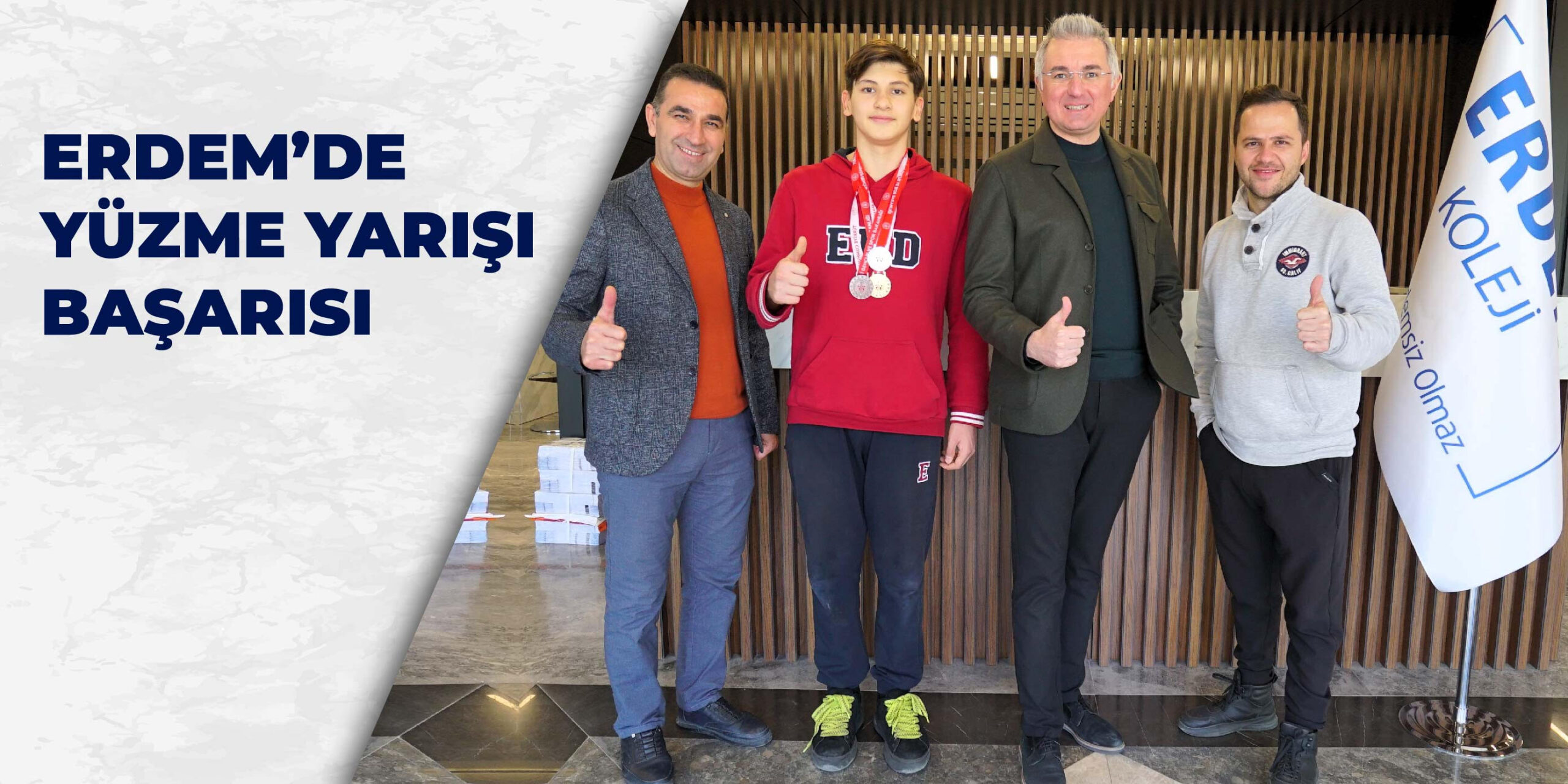 Erdem Koleji Yüzmede Başarıya Doymuyor